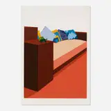 Ken Price, Green Turtle Cup (from the Interior Series), 1971, screenprint in colors on Arjomari