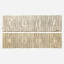 Karim Rashid, Pile runners, pair, c. 2005, hand-knotted wool