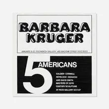 Simon Linke, Barbara Kruger at Fischbach Gallery, 1989, oil on canvas