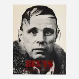 Aus Berlin: Neues Vom Kojoten exhibition poster by Joseph Beuys, 1979, screenprint in colors, sold Jan 2022