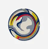 Roy Lichtenstein, Paper Plate, 1969, screenprint in colors on paper plate