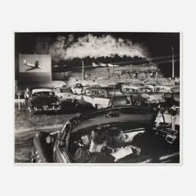 O. Winston Link, Hotshot Eastbound at the Drive-in Movie, Ieager, West Virginia, gelatin silver print