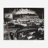 O. Winston Link, Hotshot Eastbound at the Drive-in Movie, Ieager, West Virginia, gelatin silver print