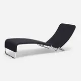 Antti Nurmesniemi, Tuoli lounge chair, 1978/1985, upholstery, chrome-plated steel
