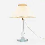 Michael Bang, Palace lamp, 1979-1985, glass, nickel-plated brass, paper
