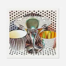 Dots by Jeanette Pasin Sloan, 2002, ink on paper, sold Jan 2022