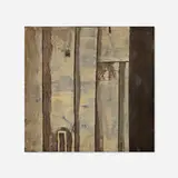 Gonzalo Fonseca, Facade, 1961, mixed media on wood panel