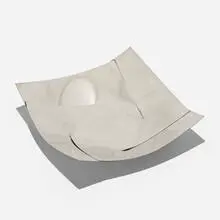 Maldive dish, model 2019C by Bruno Munari, 1960, alpacca, sold Jan 2022