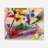 Untitled by Hilla Rebay, watercolor and graphite on paper, sold Jan 2022