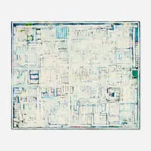 Untitled by Solomon Ethe, 1962, oil on canvas, sold Jan 2022