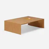 Sebastian Errazuriz, Bowl coffee table, c. 2015, carved plywood