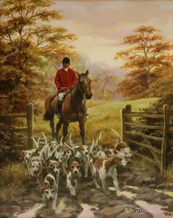 Glyn Williams, Untitled, oil on board largest 19.5 x 14.5cm (3) .