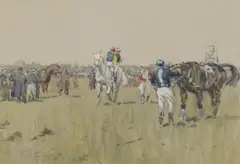 Untitled by Peter Biegel, watercolour and gouache 20 x 26cm ., sold May 2022