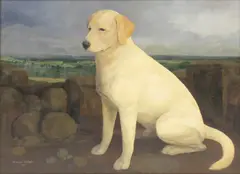 Norman Webster, Untitled, oil on board 55.5 x 74cm .