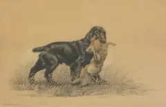 Léon Danchin, Untitled, both signed 'Léon Danchin' in pencil l.l.