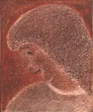 Irakli Ochiauri, Untitled, wax crayon 49.5 x 39.5cm Ochiauri was a Georgian painter and sculptor