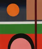 Eugene Brimmerberg, Untitled, oil on canvas 70 x 60cm