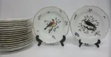 Eighteen Meissen plates, 19th Century