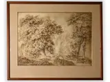 Johann Heinrich Meyer, Landscape II, 1797, Ink and wash on paper