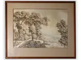 Johann Heinrich Meyer, Landscape I, 1797, Ink and wash on paper