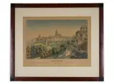 Vincenc Morstadt, Hradčany, Second half of 19th century, Coloured copper engraving, paper