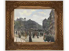 Gustav Böhm, Paris, 1925, Oil on wood
