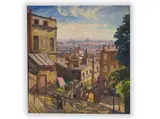 František X. Procházka, Paris, 1924, Olej, karton