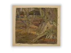 František X. Procházka, In the Forest, 1907, Oil on canvas on cardboard