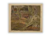 František X. Procházka, In the Forest, 1907, Oil on canvas on cardboard