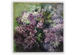 Kubín, Lilacs, 20th century, Oil on canvas