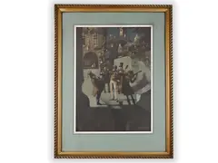Alois Wierer, Musicians, 1906, Coloured lithograph, paper