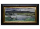 Jiří Stibral, Village Pond, 1923, Watercolour, paper