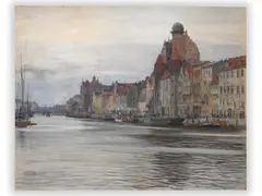 Ferdinand Kruis, Danzig, 1904, Watercolour, cardboard