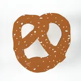 Claes Oldenburg, N. Y. C. Pretzel, 1994, Farbserigrafie auf Pappe