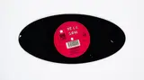 Mari Reijnders, Ohne Titel, 2022, Acryl auf Vinylplatte