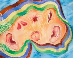 Gunter Reski, Ohne Titel, 1998, Acryl auf Leinwand