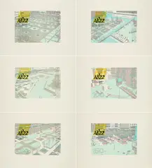 Martin Schmidl, Konvolut von 6 Druckgrafiken, 1992, Jeweils: Farbserigrafie auf Velin