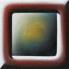 "Kleines Fenster" by Andreas Schulze, 2011, Acryl auf Leinwand, sold Oct 2024