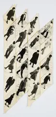 Thomas Bayrle, "Frankfurter", 1978, s/w-Fotogafien, aneinander collagiert