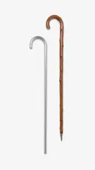Roman Signer, Ohne Titel, Ca. 1995/97, Gebogenes Aluminiumrohr und Spazierstock