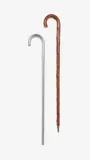 Roman Signer, Ohne Titel, Ca. 1995/97, Gebogenes Aluminiumrohr und Spazierstock