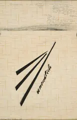 Bernhard Blume, "unendlich", 1967, Stencil auf Tapete