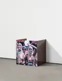Michaela Meise, Black Laundry Cube, 2002, Acryl, Holz und Injket-Print