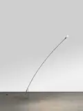 Franz West, Privat Lampe des Künstlers (I), 1989, Geschweißte Eisenstäbe, Stahlplatte, Elektrokabel und Fassung