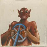 Jörg Immendorff, "Malerauto", 1989, Öl auf Leinwand