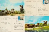 On Kawara, I Got up, 1968, Gestempelte und frankierte Postkarte aus Uruguay