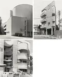 Irmel Kamp, Konvolut von 3 Fotografien, 1989, a-b) House Graviovitch / House Merser (Aus: Tel Aviv), c) Theater in Usti Nad Orlici