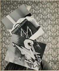 Bernhard Blume, Ohne Titel, Gelatinesilberabzug auf Agfa, collagiert