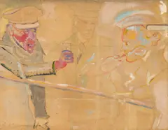 Jürgen Bordanowicz, Ohne Titel, 1983, Mischtechnik auf Sperrholz