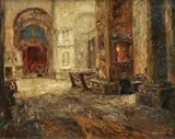 Otto Eduard Pippel, "San Marco in Venedig", Öl auf Leinwand